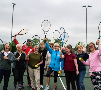 walking tennis